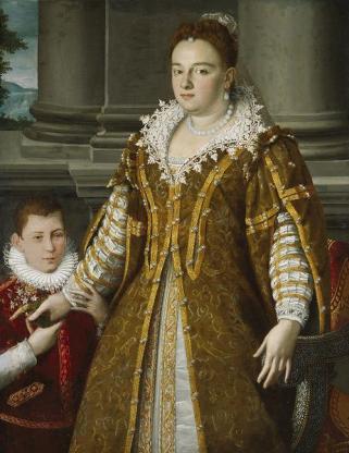  Grand Duchess Bianca Capello de Medici and her son, ca. 1586 (Alessandro Allori) (1535-1607) Dallas Museum of Art  1987.11 