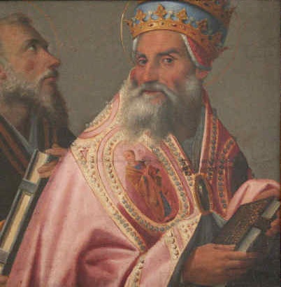 Pope Gregory XIII, Ugo Boncompagni, ca. 1584 (attributed to FRancesco Traballesi)  Collegio di S. Atanasio dei Greci, Roma 