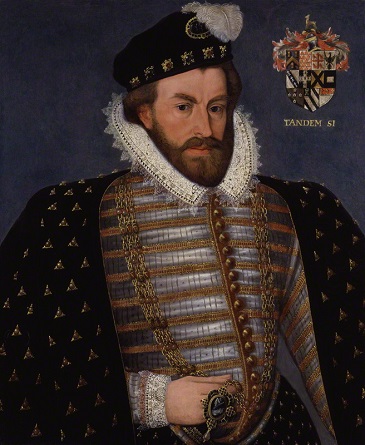 Sir Christopher Hatton, 1589  (Unknown Artist)   National Portrait Gallery, London,  NPG 02162  