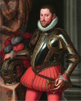 Archduke Ernst of Austria, ca. 1580  (Martino Rota) (1520-1583) The Weiss Gallery, London