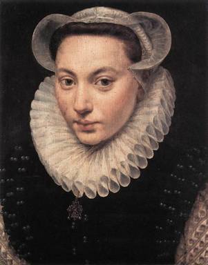A Young Woman, 1581 (Frans Pourbus the Elder) (1545-1581) Museum voor Schone Kunsten, Gent   