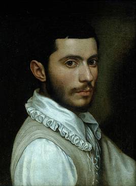 Self-Portrait at about 30, ca. 1581  (Scipione Pulzone "il Gaetano) (1550-159?)   Location TBD  