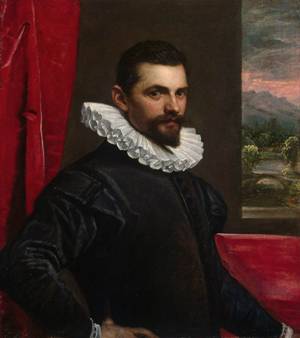 A Man, ca. 1586-1589 (Domenico Robusti Tintoretto) (1560-1635)   State Hermitage Museum, St. Petersburg, Russia  