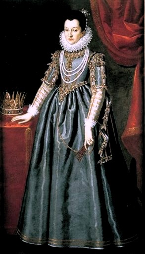 Christina of Lorraine, Grand Duchess Consort of Tuscany, ca. 1595 (Scipione Pulzone) (1544-1598)  Location TBD 
