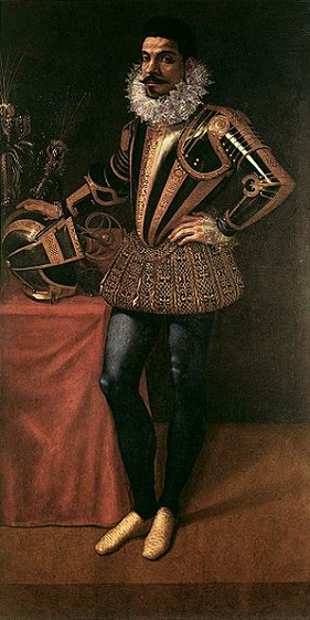 Field Marshal Lucio Foppa, ca. 1590 (Giovanni Anbrogio Figino) (ca. 1548-1608)   Pinacoteca di Brera, Milano  
