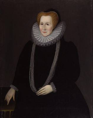 Elizabeth Talbot, Countess of Shrewsbury,  ca. 1590  (Unknown Artist)  National Portrait Gallery, London    