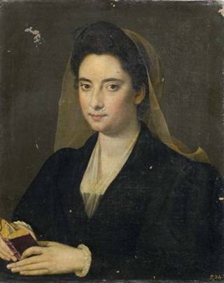 Lucrezia Cenzi, ca. 1591   (Scipione Pulzone)     (c1550-1598)      Christie’s Milan 6/7/06     

