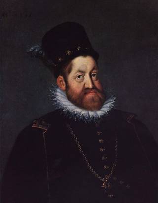 Rudolf II at 40 years old, ca. 1592  (Joseph Heintz) (??-??)     Location TBD  