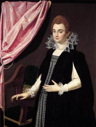 A Noblewoman, possibly  Marie de Medici, ca. 1594  (Scipione Pulzone)  (1550-1598) Location TBD 