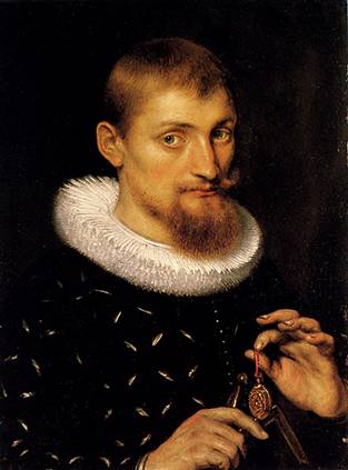 A Man, ca. 1597  (Peter Paul Rubens) (1577-1640)     Location TBD 