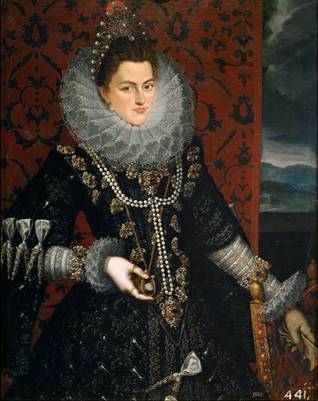 Isabella Clara Eugenia, ca.  1598 (Unknown Artist) Location TBD 