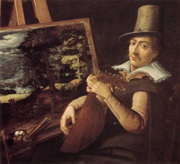 Self-Portrait, ca. 1595-1600 (Paul Bril) (1554-1626) Rhode Island School of Design Museum, Providence   