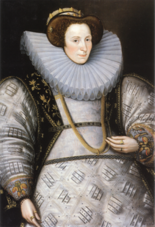 A Lady, ca. 1585-1590 (William Segar) (1564-1633) The Weiss Gallery, London 