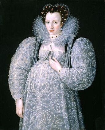 A Lady, ca. 1595  (attributed to Marcus Gheeraerts the Younger) (1561-1636) Tate Britain, London 