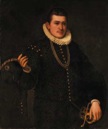 A Young Man, ca. 1595   (attrib. Leandro Bassano) (1557-1622) Christie