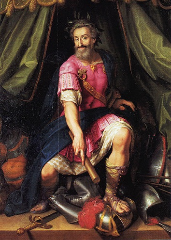 Henry IV, King of France, as Mars, ca. 1605 (attributed to Jacob Bunel) (1558-1614)  Musée national du chateau de Pau 