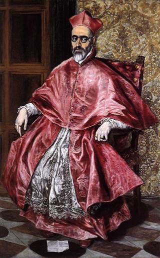 A Cardinal, possibly  Don Fernando Niño de Guevara,  ca.1600  (El Greco) (1541-1618)   The Metropolitan Museum of Art, New York, NY  29.100.5 
