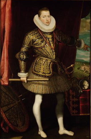 Philip III, King of Spain, ca. 1602 (Juan Pantoja de la Cruz) (1563-1608)  Kunsthistorisches Museum, Wien,  GG_9490 
