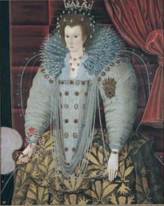 A Noblewoman,  ca. 1600  (Unknown English Artist)   Parham House, West Sussex, England 