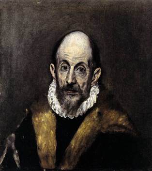 A Man, possibly a Self-Portrait, ca. 1595-1600 (El Greco) (1541-1618)    The Metropolitan Museum of Art, New York, NY      