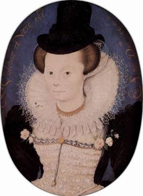 Woman, 1602 (Nicholas Hilliard) (1547-1619)  Victoria and Albert Museum, London      
