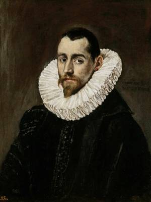 Young Gentleman, ca. 1605 (El Greco) (1541-1618)    Museo Nacional del Prado, Madrid     P00811   