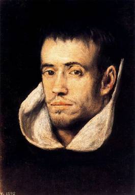 Dominican (or Trinitarian) Friar, ca. 1605  (El Greco) (1541-1618) Museo Nacional del Prado, Madrid        