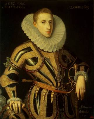 Diego de Villamayor at 17 years old, ca. 1605  (Juan Pantoja de la Cruz)   (1553-1608)       State Hermitage Museum, St. Petersburg  