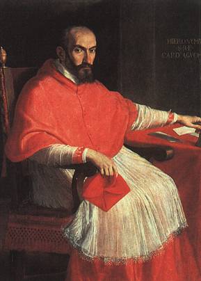 Cardinal Giovanni Battista Agucc, ca. 1604-1605 (Domenichino) (1581-1641)     Galleria degli Uffizi, Firenze     

