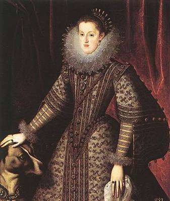 Margaret of Austria, 1609  (Bartolome Gonzales y Serrano)  (1564-1627)    Museo Nacional del Prado, Madrid 
