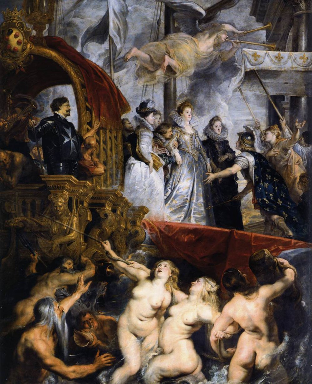 The Landing of Marie de Medicis at Marseilles, 1600, November 3rd, by Peter Paul Rubens