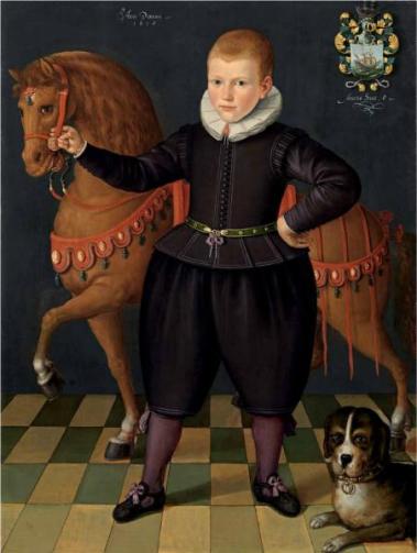 A Boy, possibly of the Blauhulck Family, 1618 (circle of Jan Claesz.) (fl. 1570-1618) Weiss Gallery, London 