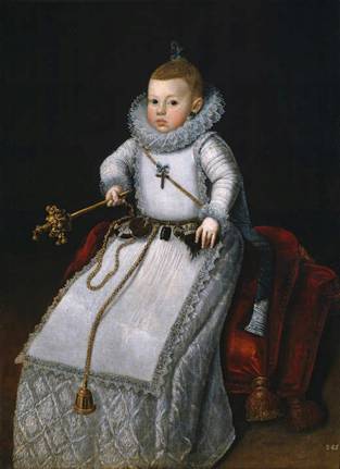 Infanta Margarita Francesca,  ca. 1610  (Santiago Morán) (1571-1626) Museo Nacional del Prado, Madrid,  P01282  
