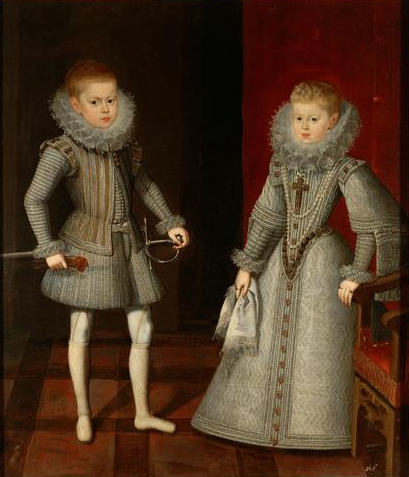 Carlos and Maria Anna,  ca. 1612 (Bartolomé Gonzalález) (1564-1627) Kunsthistorisches Museum, Wien,  GG_3200  