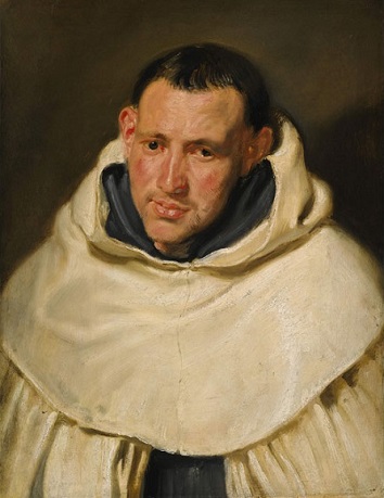 A Carmelite Monk "Rubens Confessor", ca. 1616-1621 (studio of Peter Paul Rubens, attributed to Anthony Van Dyck) (1599-1641)  Sothebys Auction,  6 July,  2011, L11033