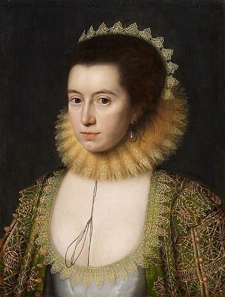 Anne Clifford, Countess of Dorset, 1618 (William Larkin) (1580-1619) National Portrait Gallery, London   