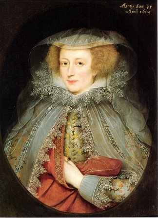Catherine Killigrew, Lady Jermyn, 1614 (Marcus Gheeraerts the Younger) (ca. 1561-1636)   Yale Center for British Art, New Haven, CT,  B.1981.25.310 
