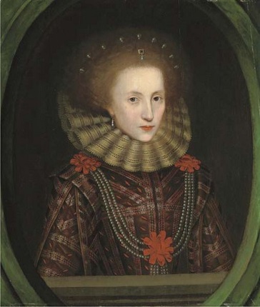 A Woman, ca. 1615 (circle of William Larkin) (1580-1619)  Christies Auction House, Sale 7092, Lot 1 