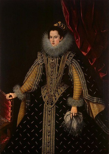 Margarita Aldobrandini, Duchess of Parma, ca. 1615 (Bartolomé González y Serrano) (1564-1627)  State Hermitage Museum, St. Petersburg, Russia     