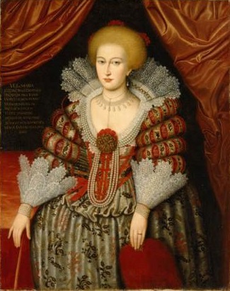 Maria Eleonora of Brandenburg, Queen Consort of Sweden, 1619 (Unknown Artist) Nationalmuseum Stockholm        