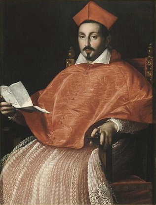 Cardinal Scipion Borghese, ca. 1610 (Ottavio Leoni)  (1578-1630)   Palais Fesch, musée des beaux-arts, Ajaccio, Corsica  