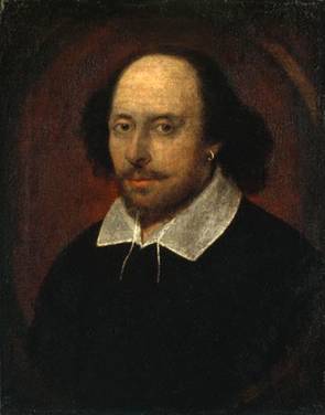 A Man, possibly William Shakespeare,  ca. 1610  (attributed to  John Taylor) (??-1651) National Portrait Museum, London     NPG 1 