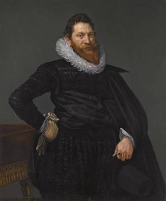 Volckert Overlander, Lord of Purmerland and Ilpendam, ca. 1615  (attribute to Cornelis van der Voort)(1576-1624) Sothebys L09637 Lot 120 