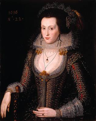 Elizabeth Poulett, ca. 1616  (Robert Peake)   (1551-1619)  Denver Art Museum, CO     The Berger Collection     