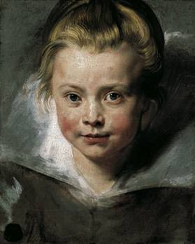 Clara Serena Rubens,  ca. 1616  (Peter Paul Rubens) (1577-1640)  Palais Liechtenstein , Wien   GE105  