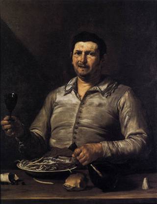 A Man,  ca. 1613-1616  (Jusepe  Ribera) (1591-1652)       The Wadsworth Atheneum, Hartford, CT     
