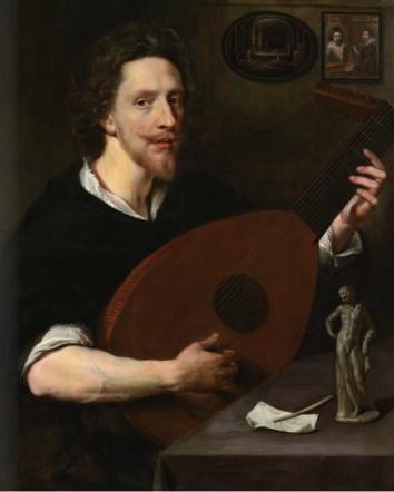 Nicholas Lanier, 1613   (Unknown Flemish Artist) The  Weiss Gallery, London 