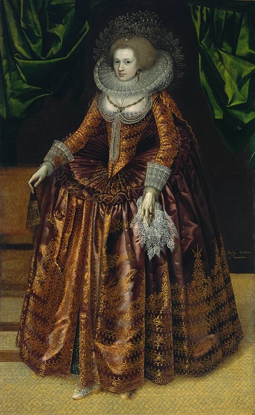 Anne Wortley, later Lady Morton, ca. 1620  (Unknown British Artist) Tate Britain, London,   T03033(1) 