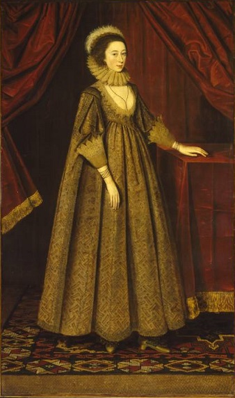 Gertrude Sadler, Lady Aston, ca. 1620-1623 (Unknown Artist, British School)  Tate Britain, London,  T03030  
