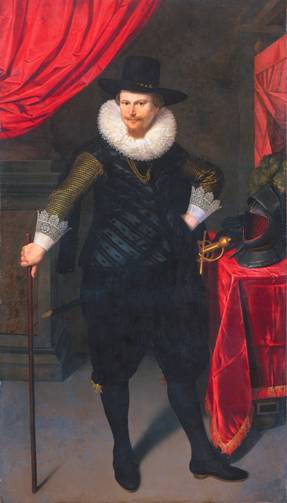 Laurens Reael,  ca. 1620  (Cornelis van der Voort) (1576-1624)    Rijksmuseum Amsterdam,  SK-A-3741 